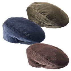 LES 3 CASQUETTES VELOURS (DE MÊME TAILLE)