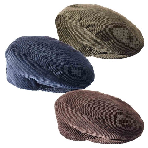 LES 3 CASQUETTES VELOURS (DE MÊME TAILLE)