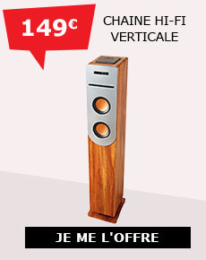 Chaine hi-fi verticale