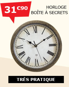 Horloge boîte à secrets