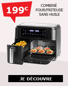 Combiné four/friteuse sans huile