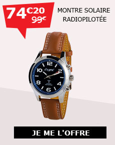 Montre solaire radiopilotée