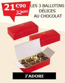 Les 3 ballotins délices au chocolat