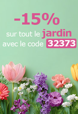 -15% sur le Jardin
