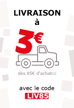 Livraison à 3€ dès 85€ d’achat(1) avec le code LIV85