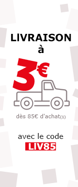Livraison à 3€ dès 85€ d’achat(1) avec le code LIV85
