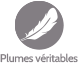 Plumes véritables