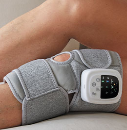 Masseur genoux chauffant