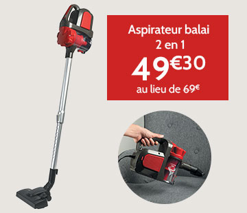 
													Aspirateur balai 2 en 1
											